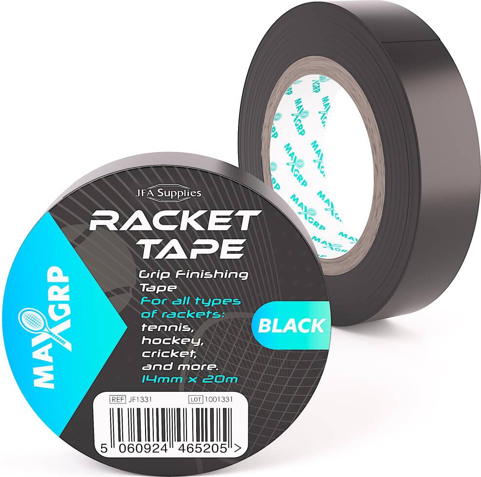 Black Racket Grip Finishing Tape