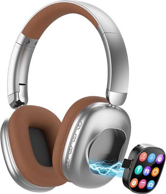 Kepptory Wireless Headset with Removable Magnetic Touch Control LED Screen