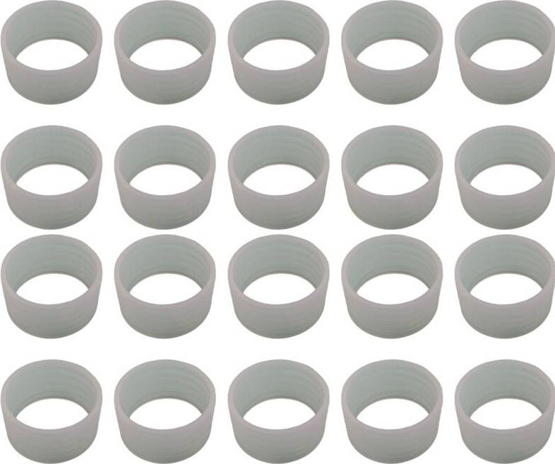 Silicone Racket Grip Badminton Tennis Racket Sweat-Absorbent Belt - Transparent