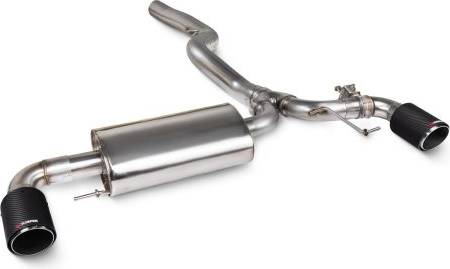 Scorpion Non-Resonated GPF Back Exhaust System 3.15 Inch GPF Valved