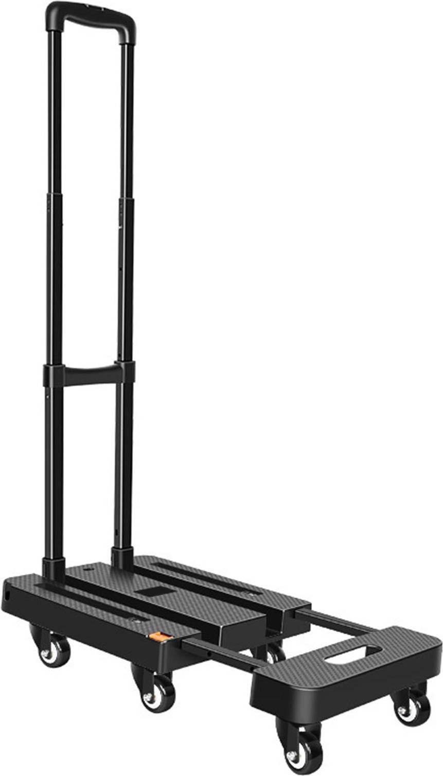 Folding Utility Cart 6 Wheels 2 Elastic Ropes