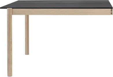 Muuto Linear System End Module Black Oak Bord