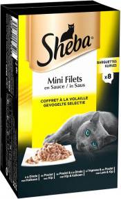 Sheba Mini Filets Poultry Selection 8 Askar