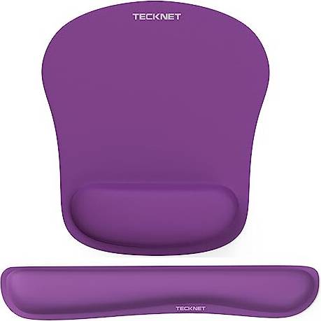 Tecknet Wrist Rest Mat Keyboard Mouse Pad Set