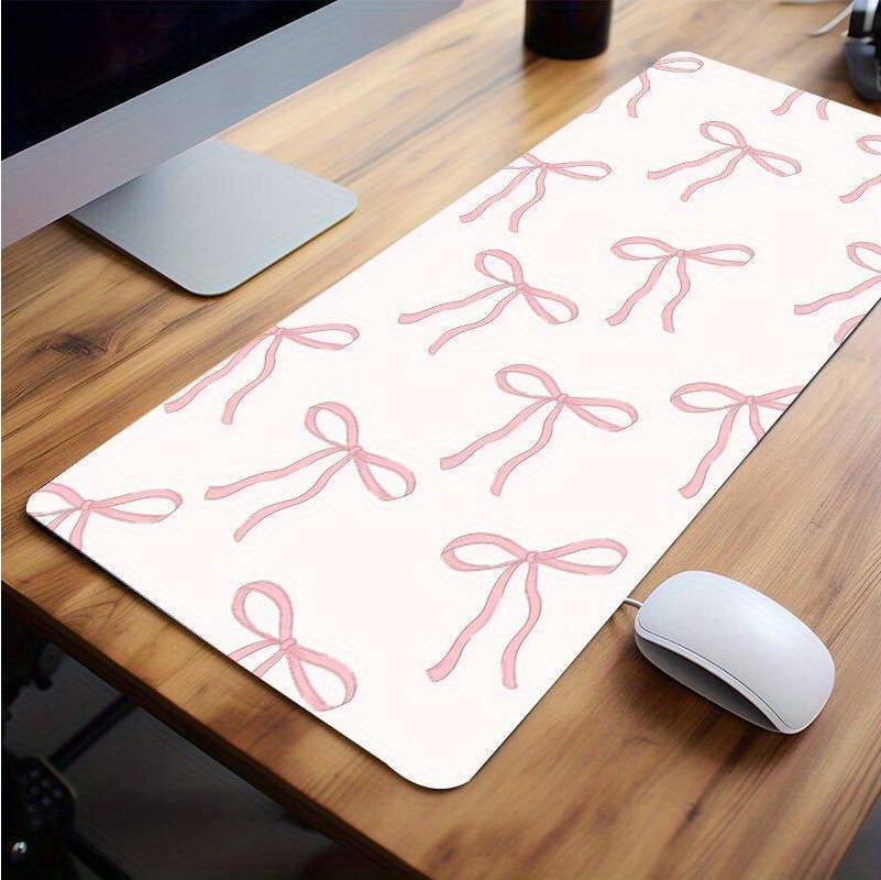 Bowknot Pattern Rectangle Gaming Mouse Pad