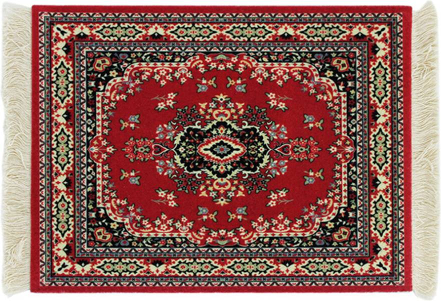 Richly Textured Oriental Rug Style Mouse Mat