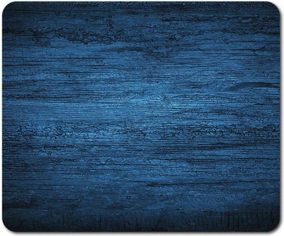 Destination Rectangle Mouse Mat Blue Black Wood Texture Effect