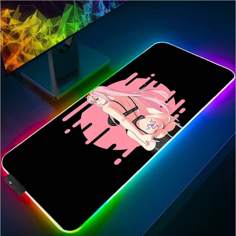 Dechoicelife Anime Mouse Pad PC Gamer RGB Computer