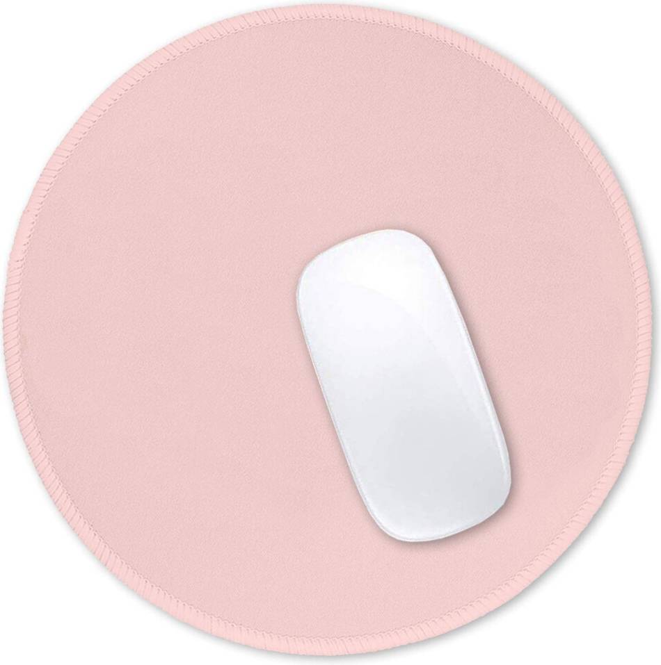 Pink Small Round Mouse Pad