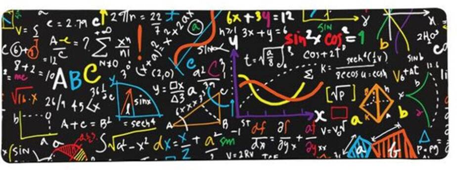 Greenzech Math Formula Mouse Pad Large Size