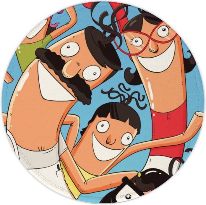 Round Mouse Pad Desk Mat