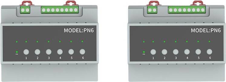 2X Tuya Zigbee 6CH Relay Module