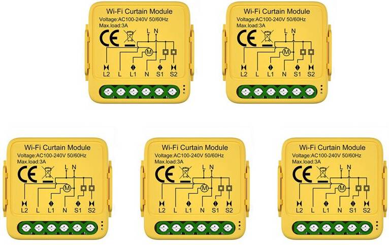 Typecat 5X Tuya WiFi Curtain Module