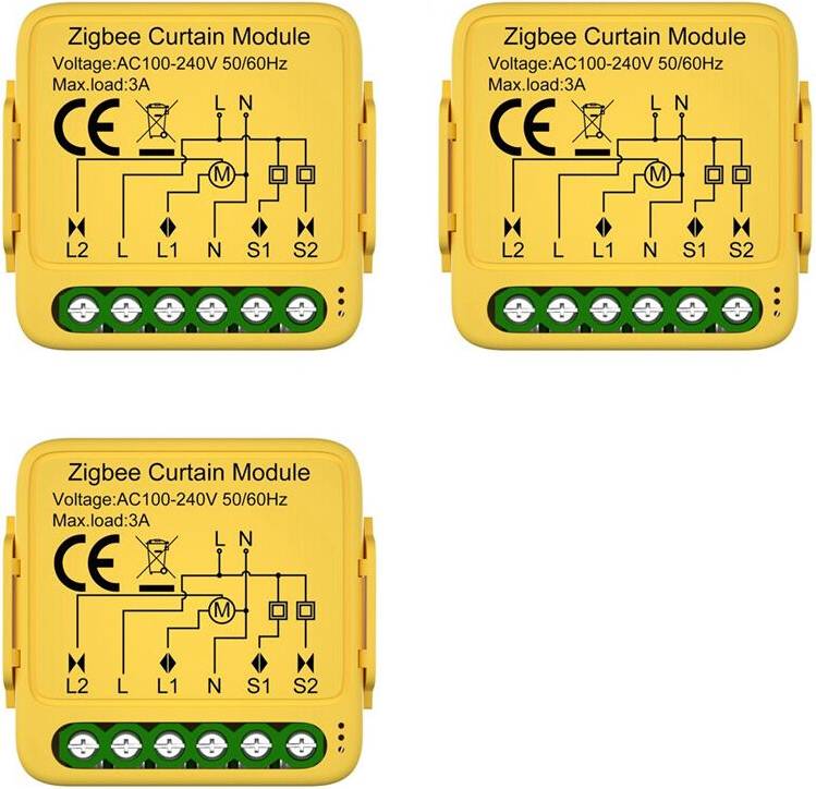 Typecat 3X Tuya Zigbee Curtain Module