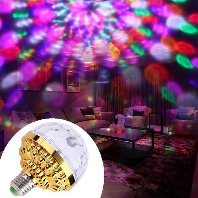 Colorful Rotating Disco Light LED RGB