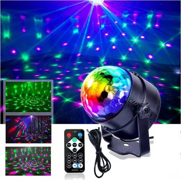 Disco Lights With Remote Control Set