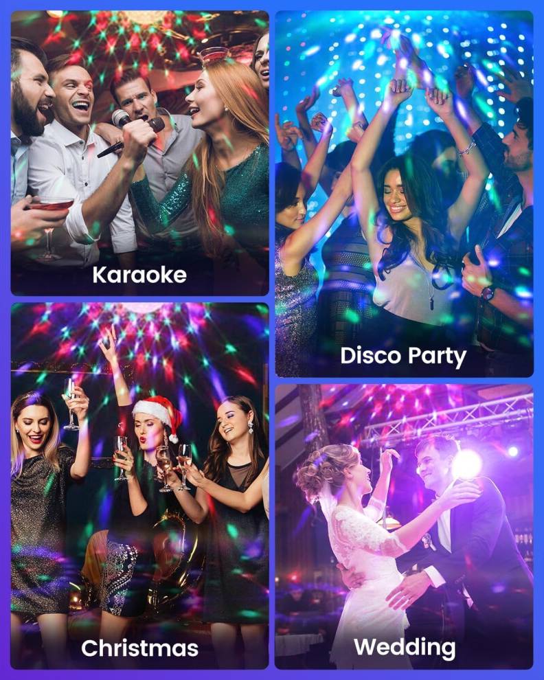 Disco Lights with Remote Control LED