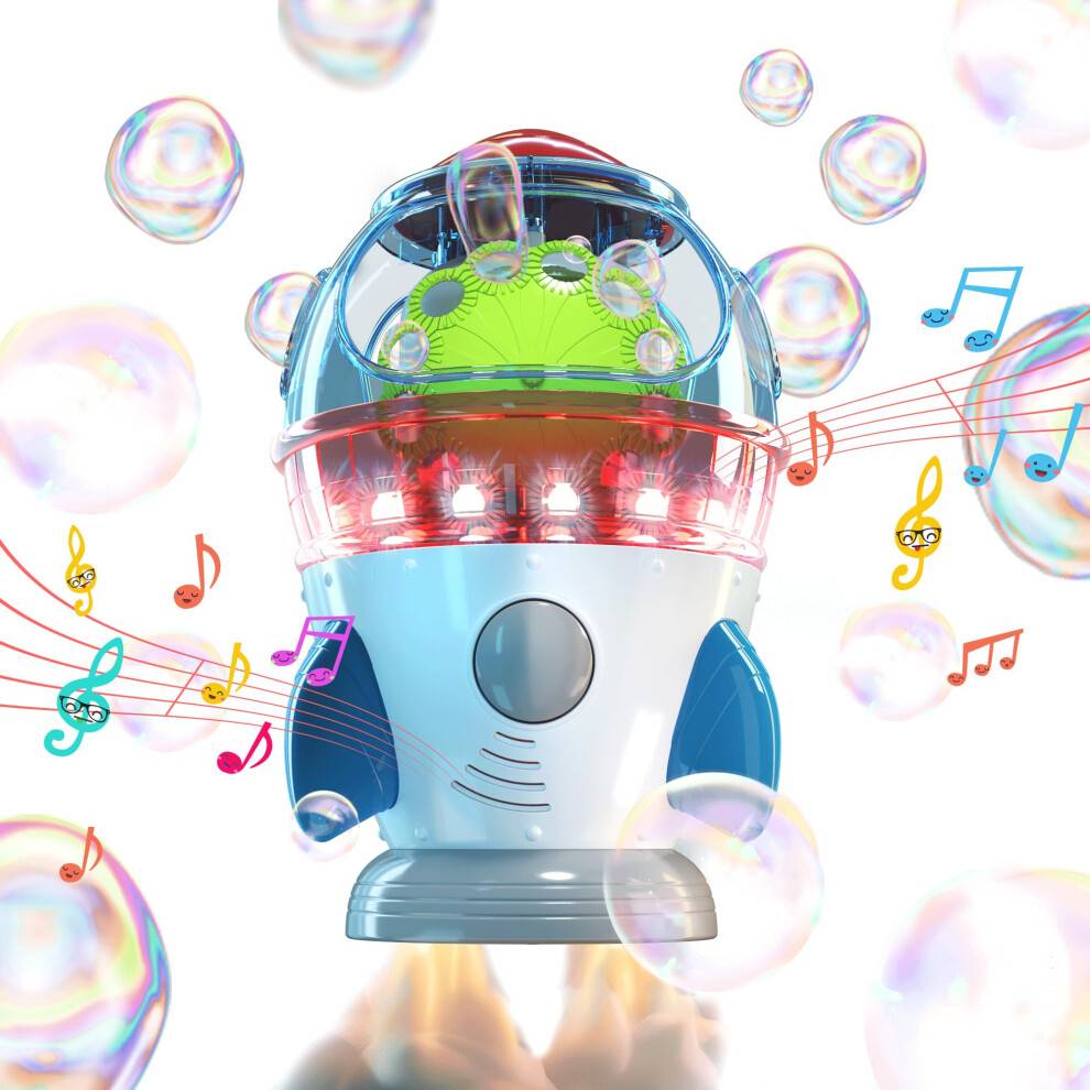 Automatic Rocket Bubble Machine