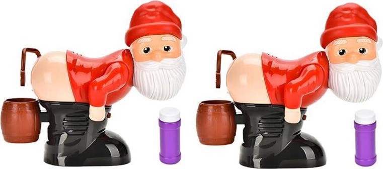 Santa Bubble Blowing Machine Set