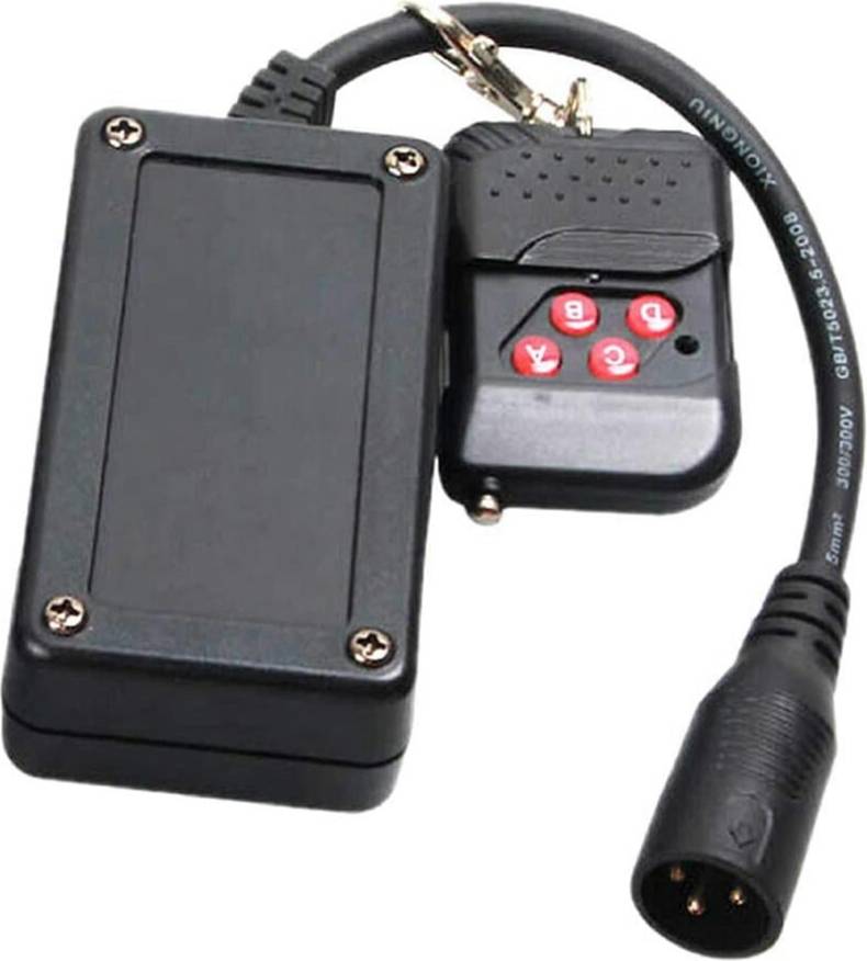 Portable 3-Channel XLR Fog Machine Remote Control