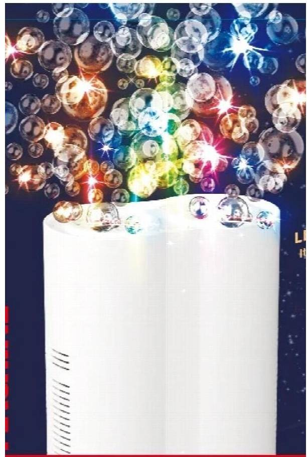 Double Motor Firework Bubble Machine