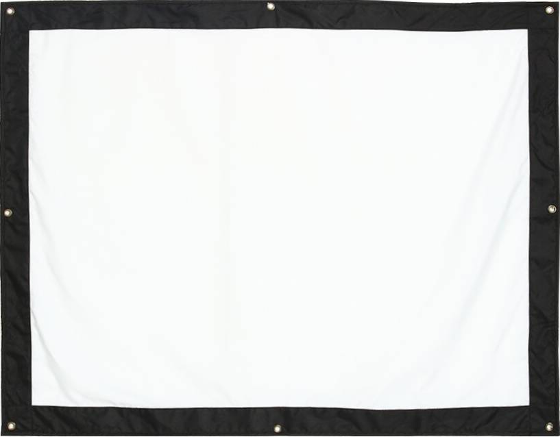White Projector Curtain 72 Inch