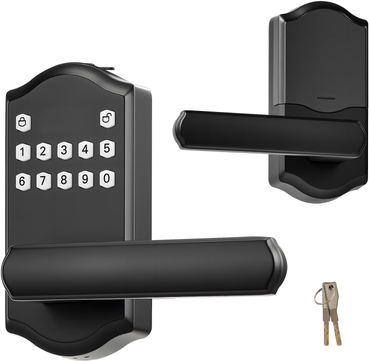 Door handle with lock KffKff Keyless Entry Door Lock with Handle