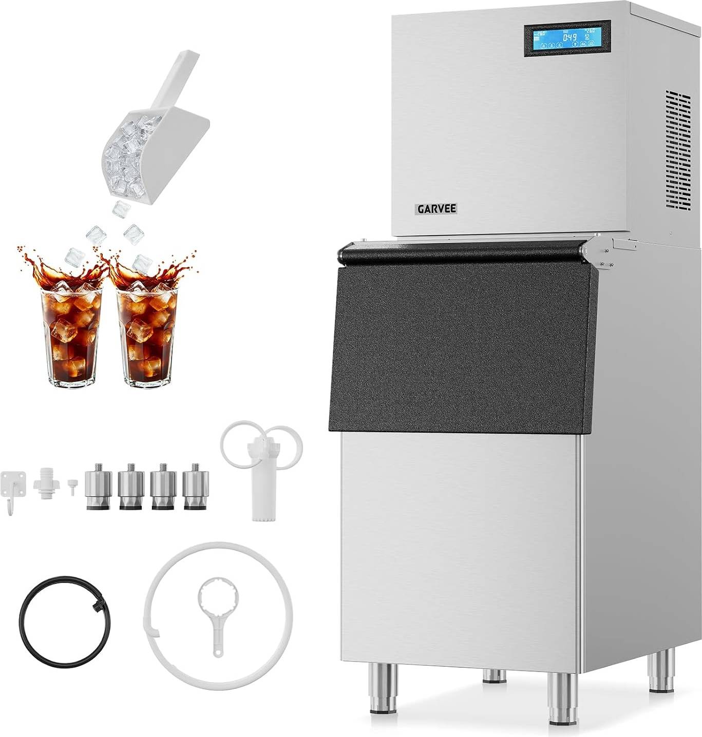 Commercial ice maker machine Garvee Life Commercial Ice Maker Machine
