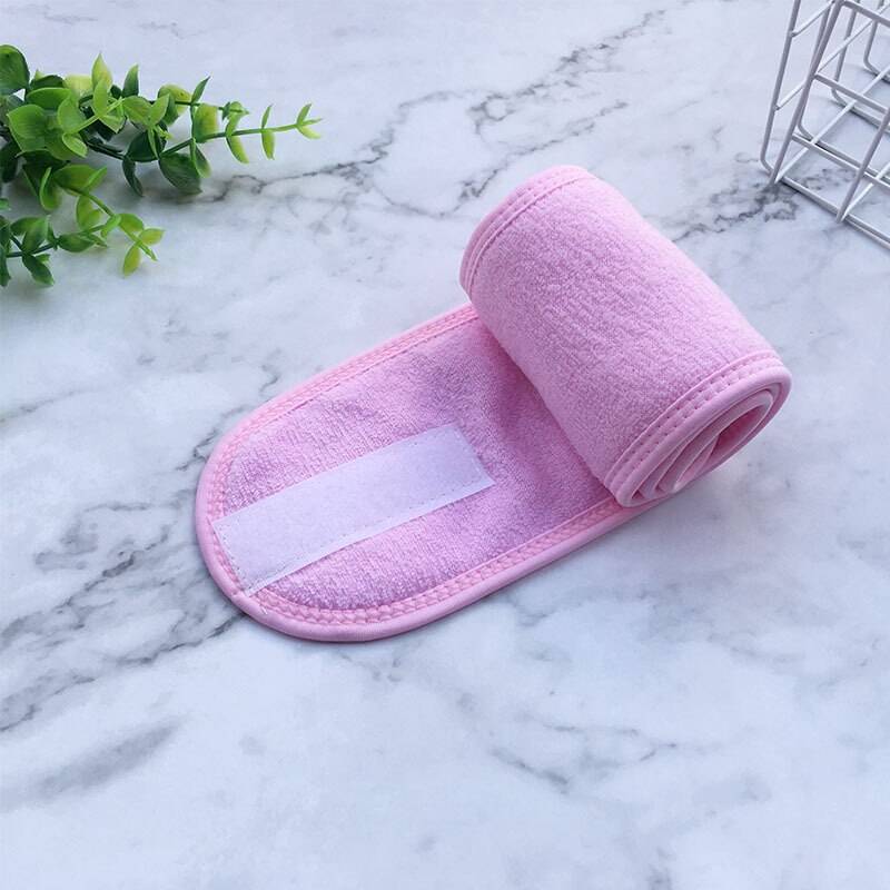 Justerbart Spa Hårband - Rosa