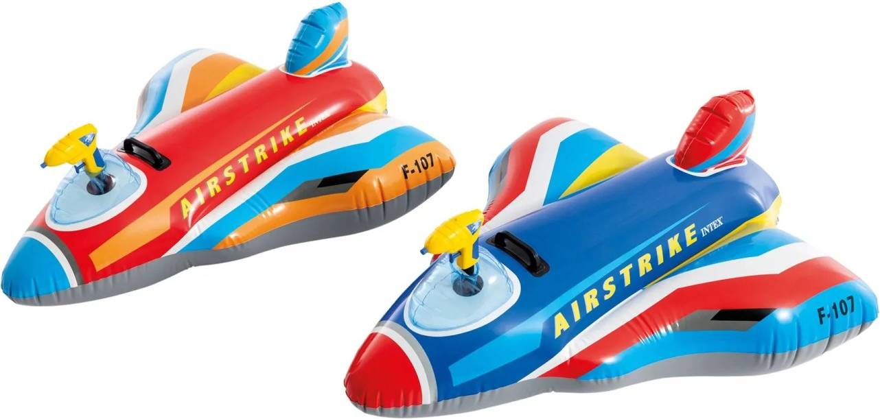 Intex Oppustelig Tømmerflåde Jet Fighter Ridesons