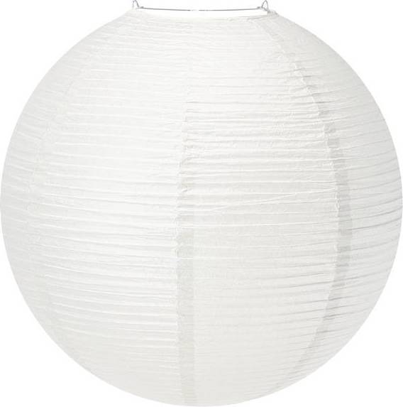 Granit Rispapper Luna 40 cm Vit Lampskärm