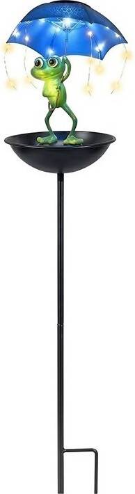 Solar Frog Garden Stakes LED Light