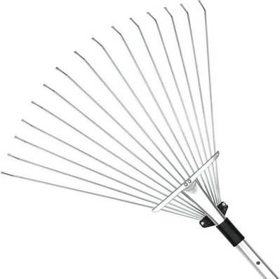 B&Q Telescopic Garden Rake Adjustable Handle Lock