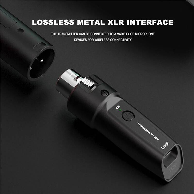 Torribaly Set Trasmettitore Ricevitore XLR Wireless