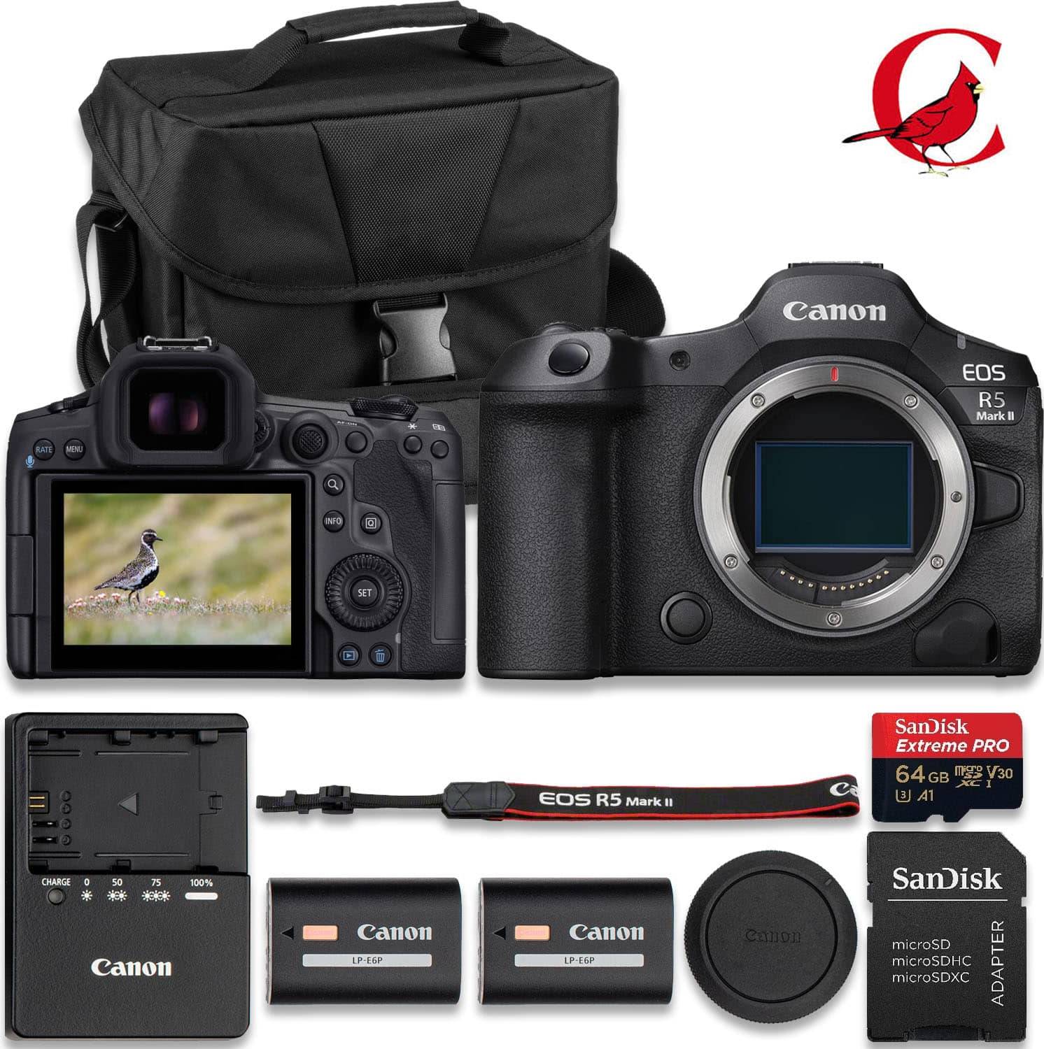 Canon eos r5 Canon EOS R5 Mark II Mirrorless Camera Bundle