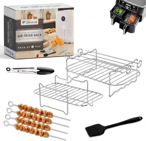 Food ninja air fryer 8-Piece Ninja Air Fryer Rack Set