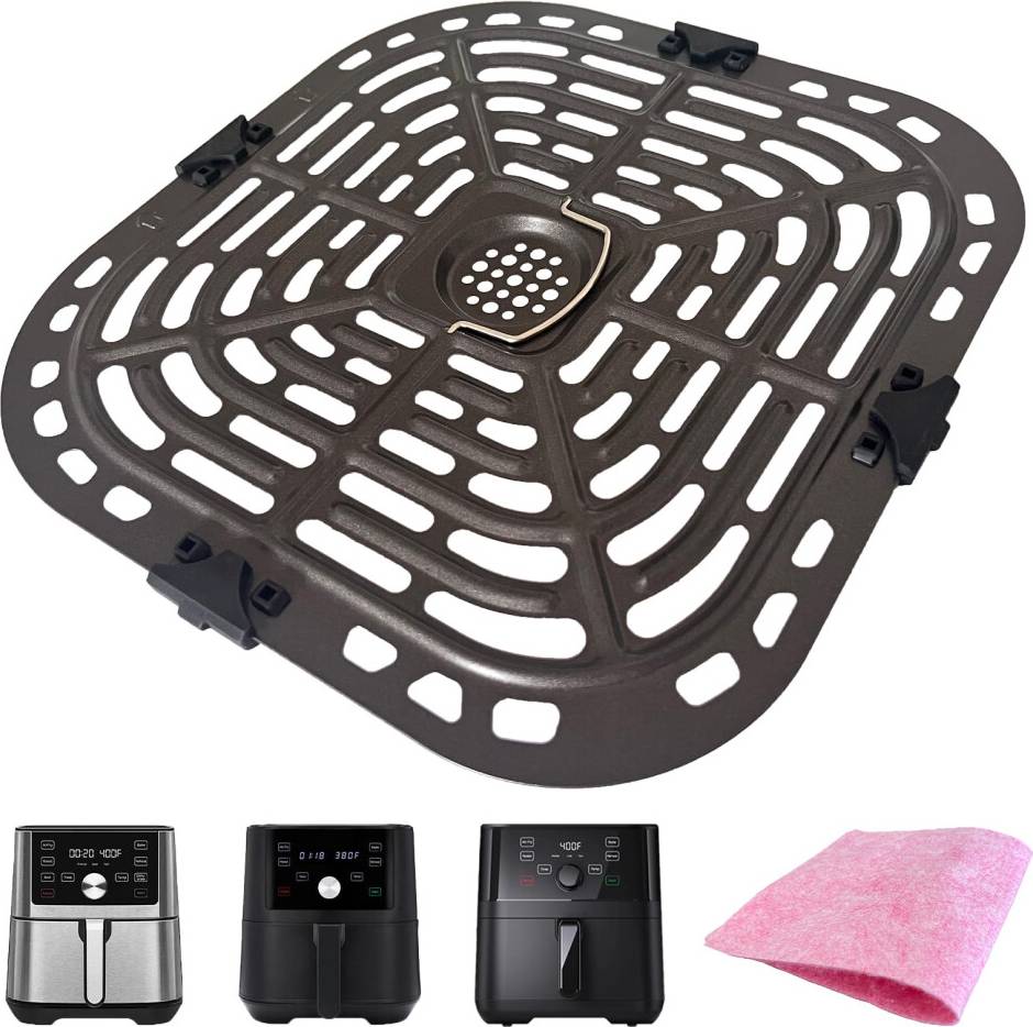 Instant vortex plus air fryer Air Fryer Grill Plate with Replacement Rack