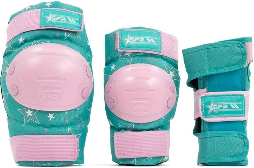 Star Triple Pad Set Grün Rosa