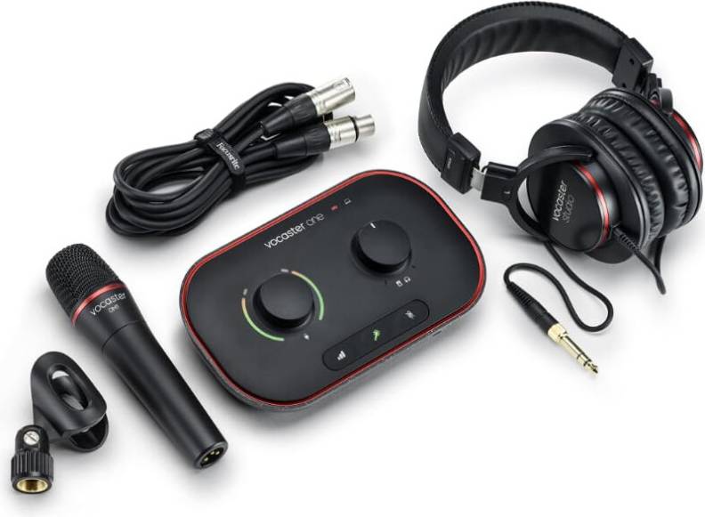 Focusrite Vocaster One Studio Podcasting Interface