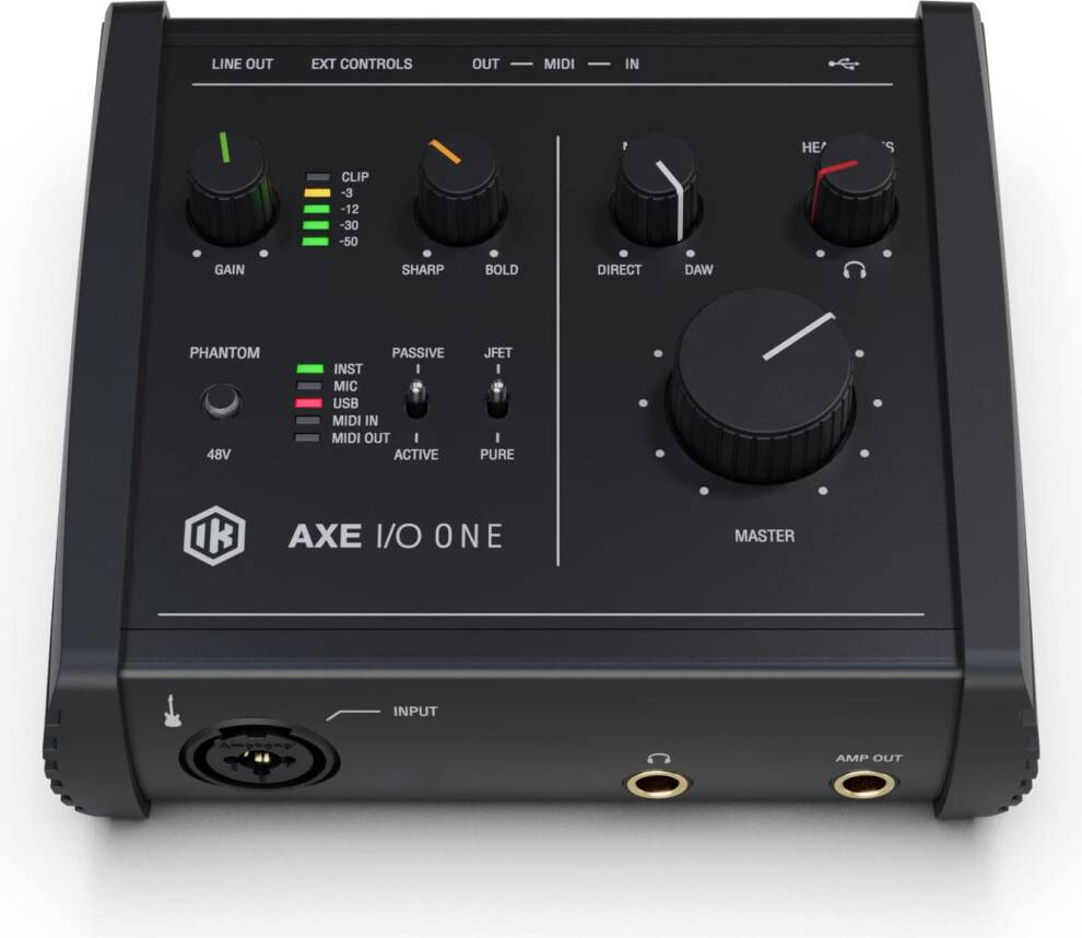 IK Multimedia AXE IO One Compact USB Audio Interface