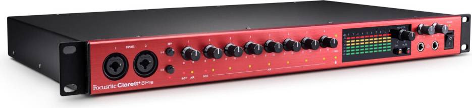 Focusrite Clarett+ 8Pre Studio Audio Interface