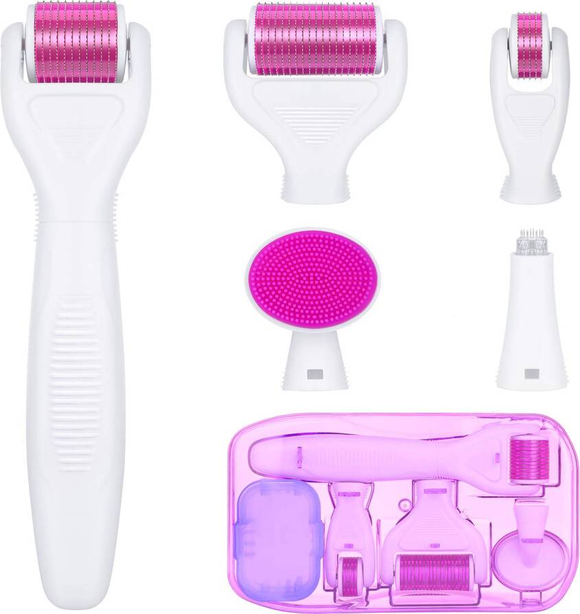 Derma Roller 6 In 1 Kit Titanium Needles