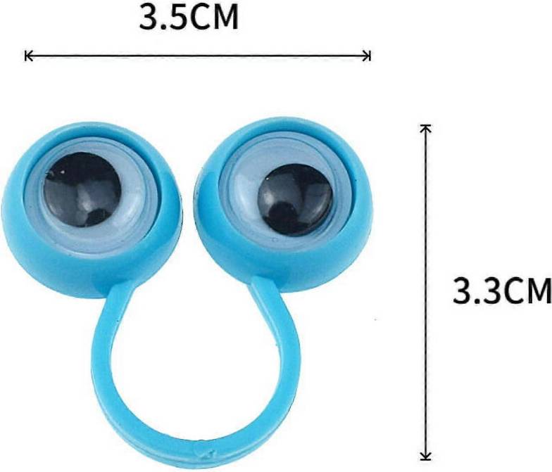 Multicolor Googly Eye Finger Puppet