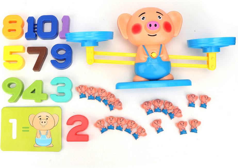 Educational Number Learning Frog Balance Counting Toy