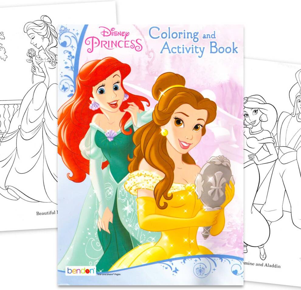 Disney Princess Coloring Activity Book Set