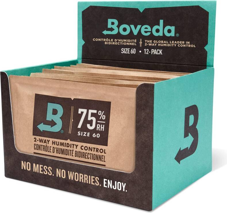 Boveda 75% Two-Way Humidity Control Packs Size 60 12 Pack