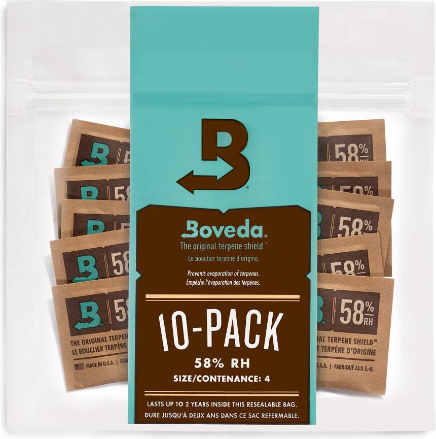 Boveda Two-Way Humidity Control Packs Size 4 10 Pack