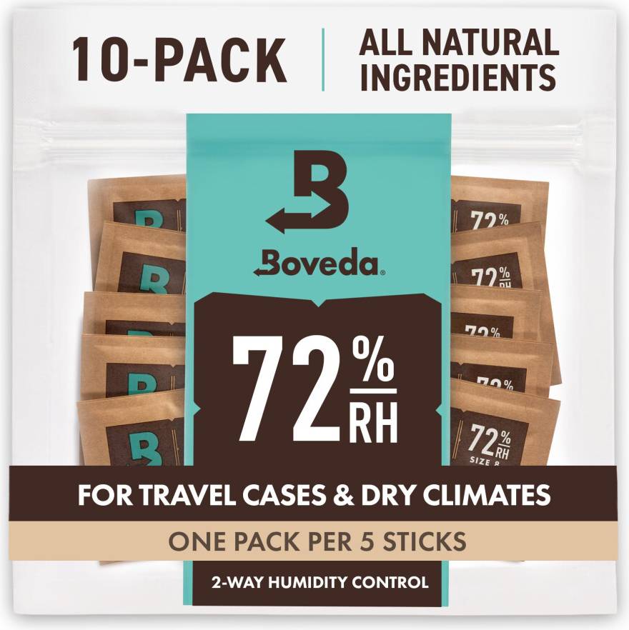 Boveda 72% Two-Way Humidity Control Packs Size 8 10 Pack