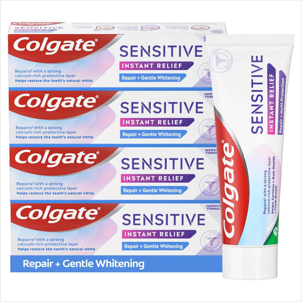Colgate sensitive relief Colgate Sensitive Instant Relief Repair Gentle Whitening Toothpaste