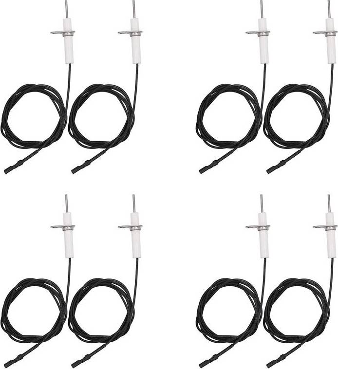 8Pc 38 Inch Ignitor Wire Ceramic Electrode Assembly